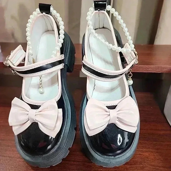 Women's Fashionable Comfortable Kawaii Outdoor Wedge & Thick Sole Single Shoes. - Picture 14 of 16